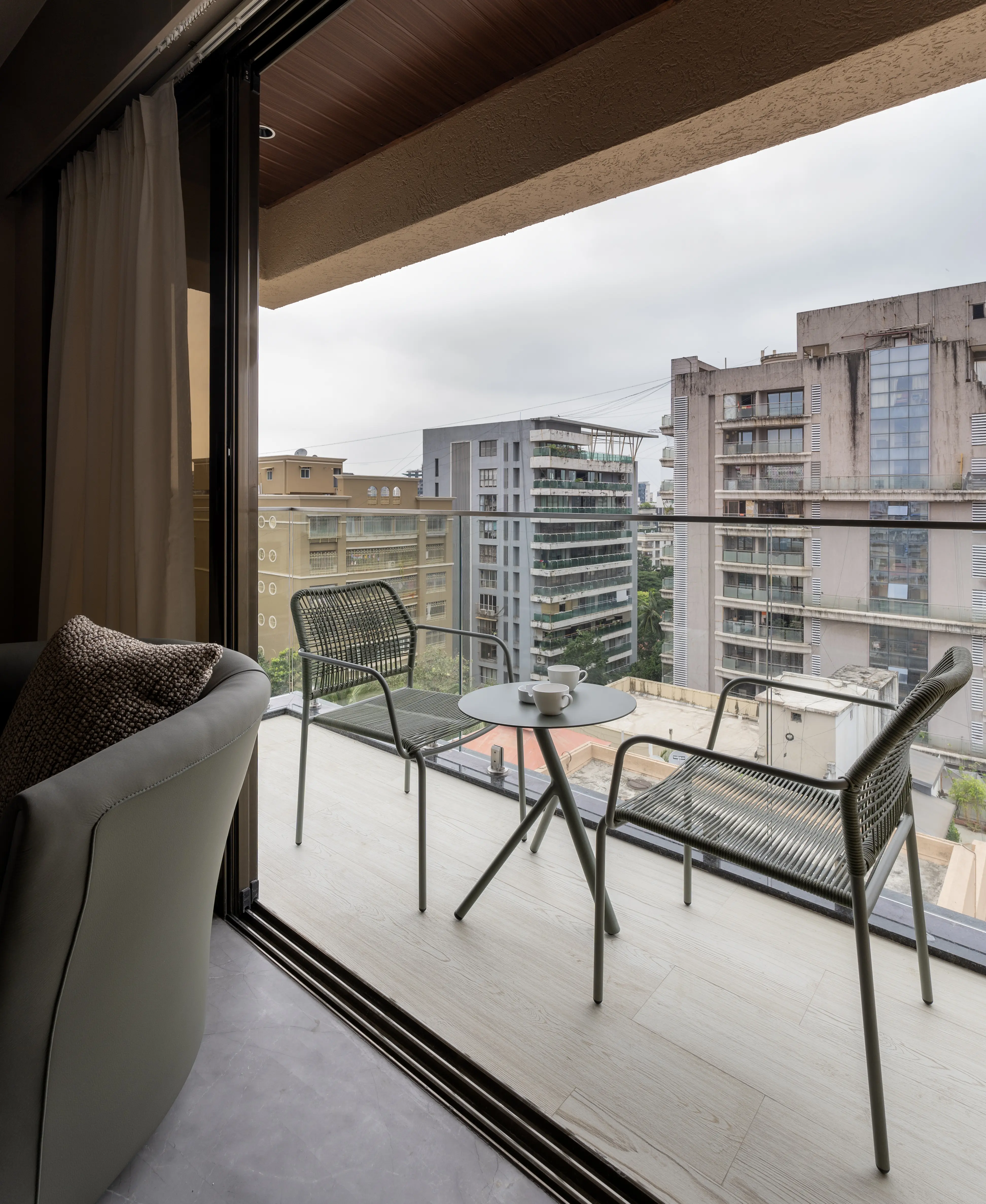 balcony area